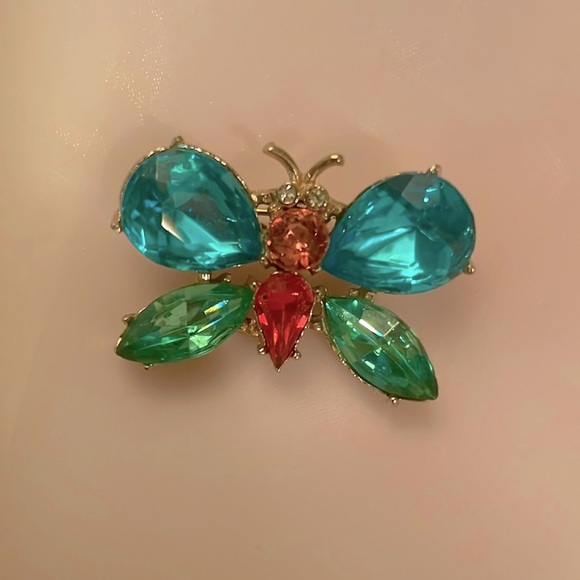 Coro Jewelry - Vintage CORO Signed Jeweled Butterfly ,Gorgeous!!!!